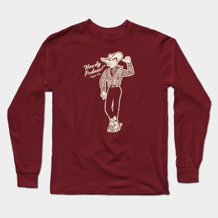 Las Vegas Nevada - Vegas Vic Howdy Podner Long Sleeve T-Shirt